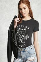 Forever21 Feeling Lucky Graphic Tee