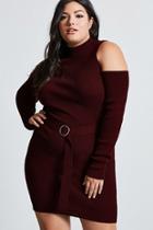 Forever21 Plus Size Cutout Ribbed Dress