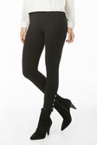 Forever21 Snap-button High-rise Leggings