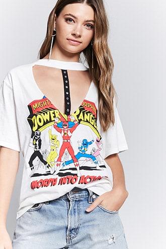 Forever21 Power Rangers Graphic Tee