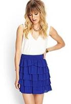 Forever21 Tiered Ruffle Miniskirt