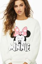 Forever21 Minnie Mouse Faux Fur Pullover