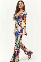 Forever21 Graphic Wide-leg Jumpsuit