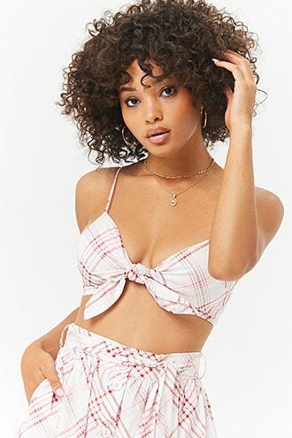 Forever21 Knotted Crop Cami