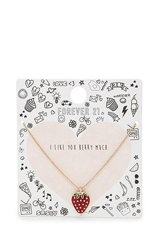 Forever21 Strawberry Charm Necklace