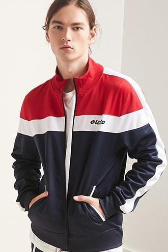 Forever21 Lotto Colorblock Track Jacket