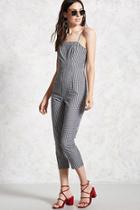 Forever21 Gingham Cami Jumpsuit