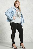 Forever21 Plus Size Laced-side Leggings