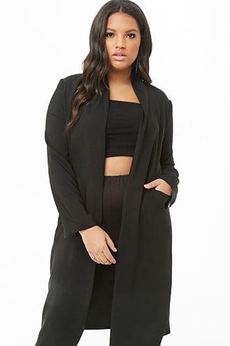 Forever21 Plus Size Shawl Duster Jacket