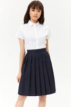 Forever21 French Toast Pleated Skirt