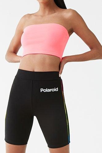 Forever21 Polaroid Biker Shorts