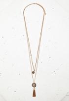 Forever21 Layered Tassel Necklace (antic Gold)