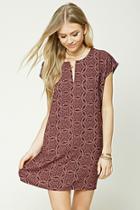 Forever21 Kaleidoscope Print Shift Dress