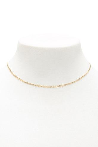 Forever21 Scroll Chain Necklace