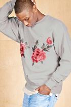 Forever21 Jetbang Floral Sweatshirt