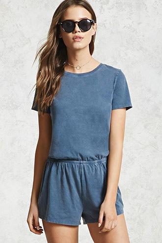 Forever21 Keyhole Cutout Romper