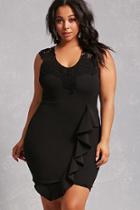 Forever21 Plus Size Ruffle Bodycon Dress