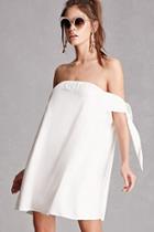 Forever21 Self-tie Off-the-shoulder Dress