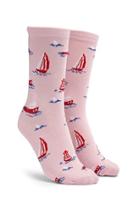 Forever21 Men Nautical Print Crew Socks
