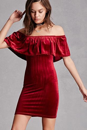Forever21 Velvet Mini Dress
