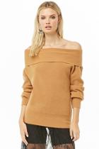 Forever21 Brushed Knit Cowl Neck Sweater