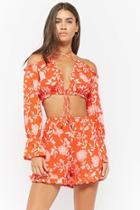 Forever21 Selfie Leslie Floral High-rise Shorts