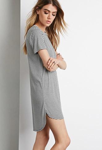Forever21 Stripe T-shirt Dress
