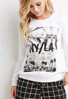 Forever21 Ny La Graphic Sweatshirt