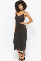 Forever21 Tie-front Maxi Dress