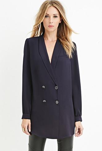 Love21 Double-breasted Blazer