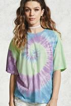 Forever21 Oversized Tie-dye Wash Tee