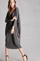 Forever21 Draped Dolman-sleeve Dress