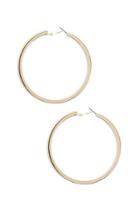 Forever21 Oversized Flat Hoop Earrings