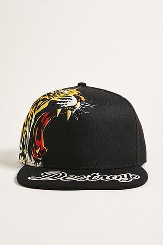 Forever21 Men Reason Tiger Snapback Hat