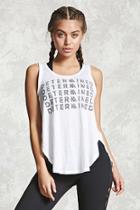 Forever21 Active Vented Graphic Tank Top