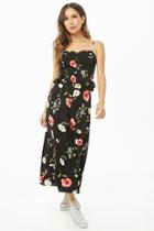 Forever21 Floral Print Culottes