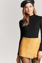 Forever21 Faux Suede A-line Skort