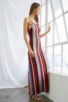 Forever21 Striped Bodycon Cami Maxi Dress