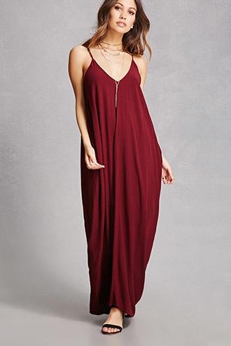 Forever21 Crinkled Woven Maxi Dress
