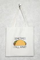 Forever21 Taco Graphic Tote Bag