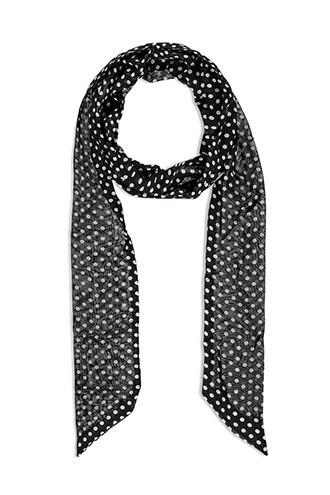 Forever21 Polka Dot Skinny Scarf