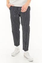 Forever21 Striped Drawstring Sweatpants