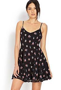 Forever21 Modern Floral Cami Dress