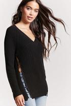 Forever21 Ring Detail V-neck Sweater