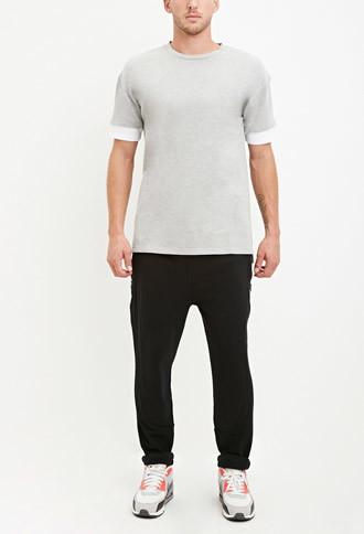 21 Men French Terry Zippered Sweatpants