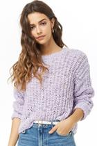 Forever21 Ribbed Open-knit Sweater