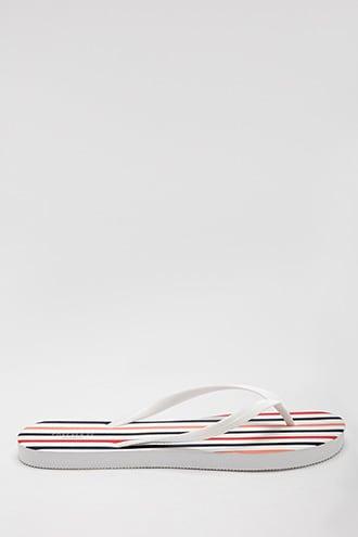 Forever21 Striped Flip Flops
