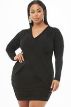 Forever21 Plus Size Ruched Crisscross Dress