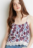 Forever21 Floral Flounce Cami