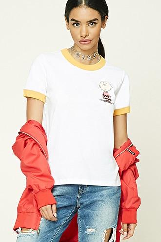 Forever21 Charlie Brown Ringer Tee